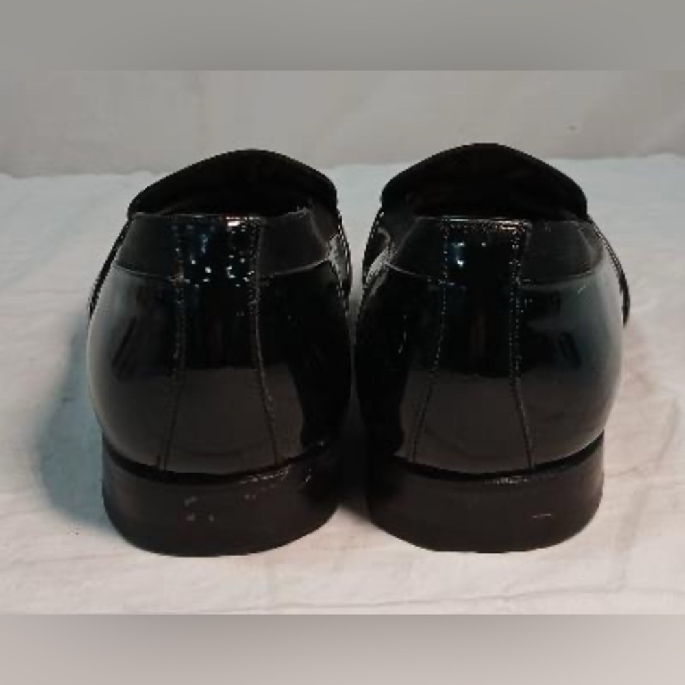 🛑 1 hour sale. Mezlan, men’s size 9, Mirage Black Patent Tuxedo Shoes, STUNNING - Picture 4 of 9